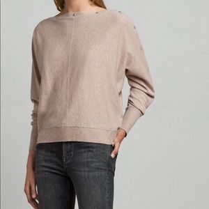 All Saints Sweaters - AllSaints cozy pink sweater with snaps All Saints Sweaters - AllSaints cozy pink sweater with snaps